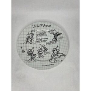 Disney Sketchbook 10 1/2" Dinner Plate‎ Minnie Mouse 90th Anniversary